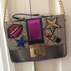 Aldo patch shoulder bag
